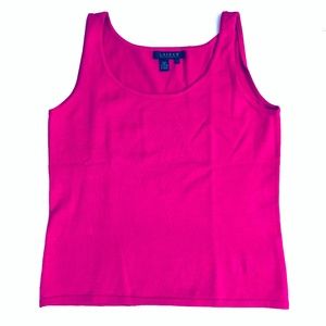 LAUREN Ralph Lauren Magenta Knit Sleeveless Top